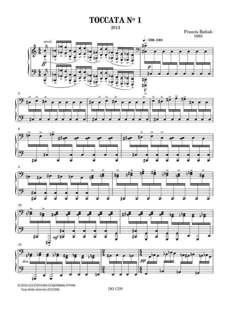 Toccata No 1